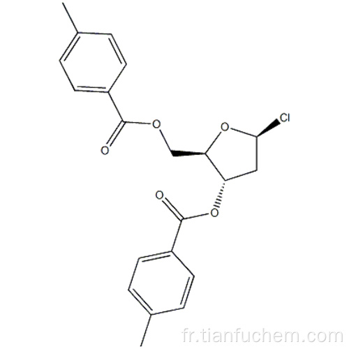 3,5-bis (4-méthylbenzoate) de chlorure de 2-désoxy-alpha-D-érythropentofuranosyle CAS 4330-21-6